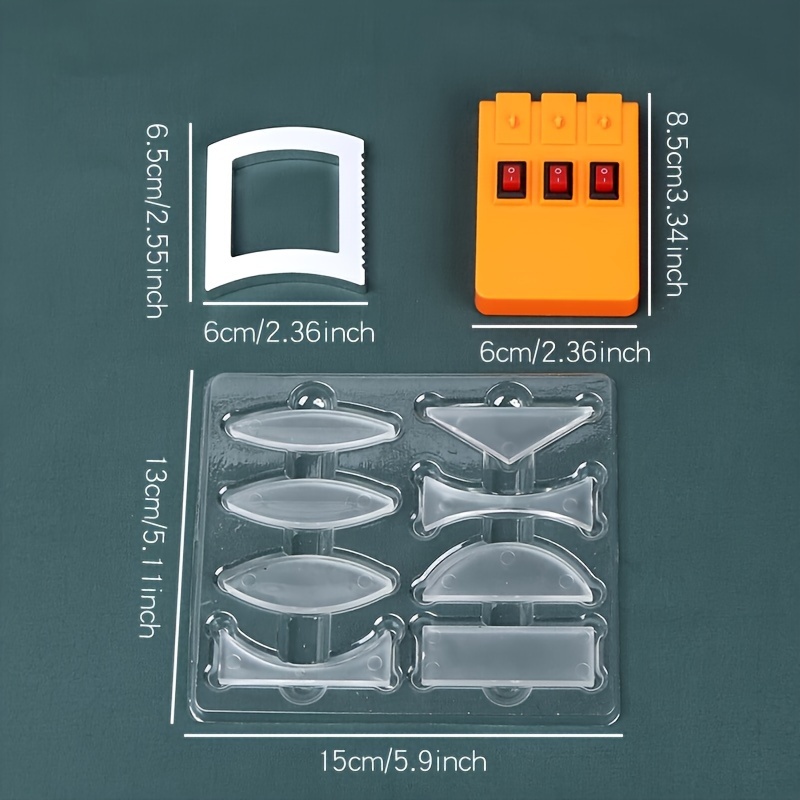 TEMU Optical Lens Experiment Kit For Students - Geometric Optics With Convex & Lenses, Reflection Mirror, And - Acrylic Plastic Physics Lab Set