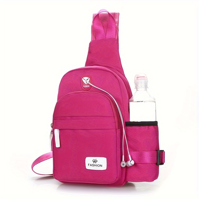 E-shop Damen Casual Crossbody Brusttasche, 2024 Neuer Stil, für Reisen, Wandern, Sport, Brustrucksack, Fahrrad-Schultertasche
