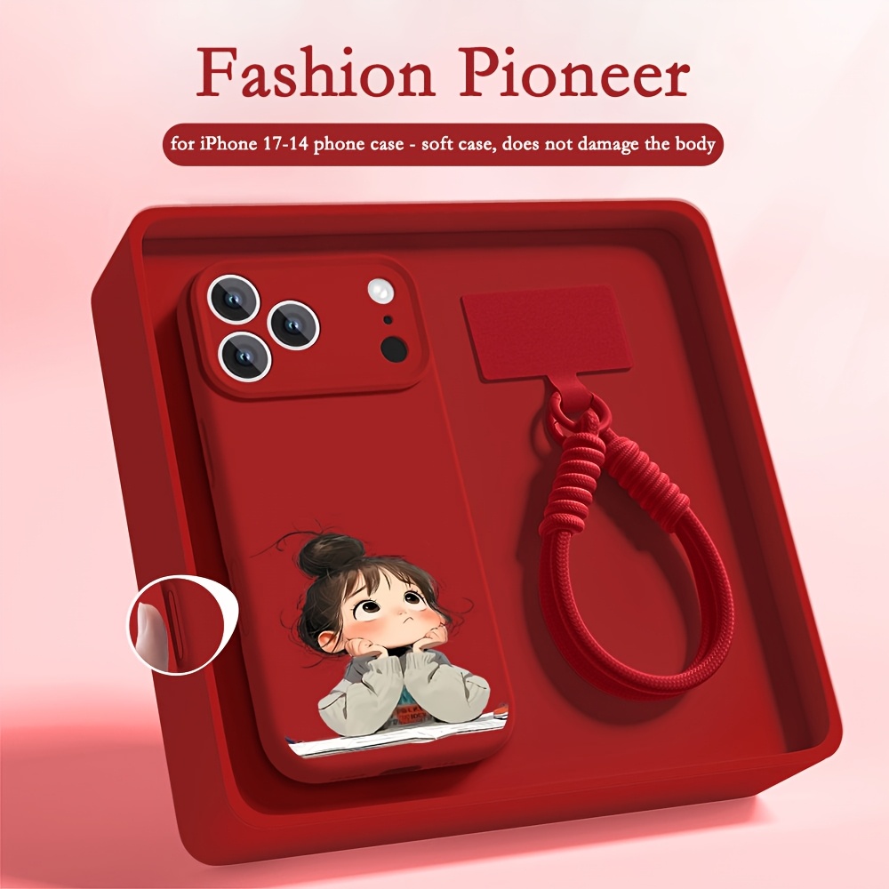 TEMU Phone Case: Suitable For Iphone 17/17 Pro/17max Anti Drop Phone Case, New All Inclusive Lens, 16/16 Pro/16max Light Luxury High-end Cartoon ,