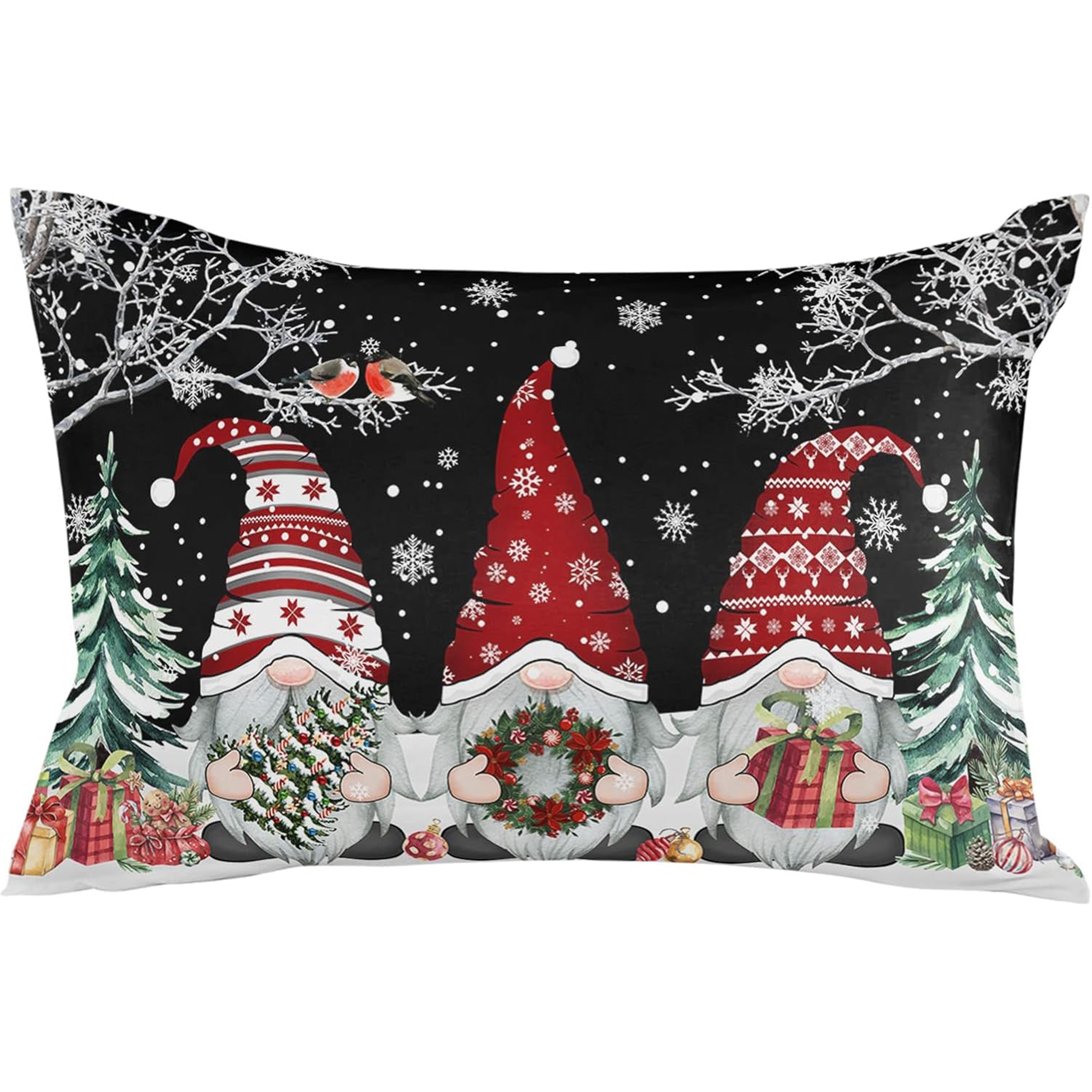 

12 - Christmas Gnomes Pattern, , , Decorative Sofa For Types - (1pc, , No )