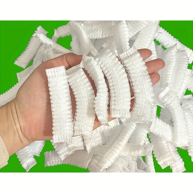10/30/50 Pack Disposable Vacuum Filter Bags - Elastic Non-Woven Polyester Mesh Covers with Stretch Fit for Home Vacuum Cleaners, Traps Dust & Pet Hair, Improves Suction Efficiency