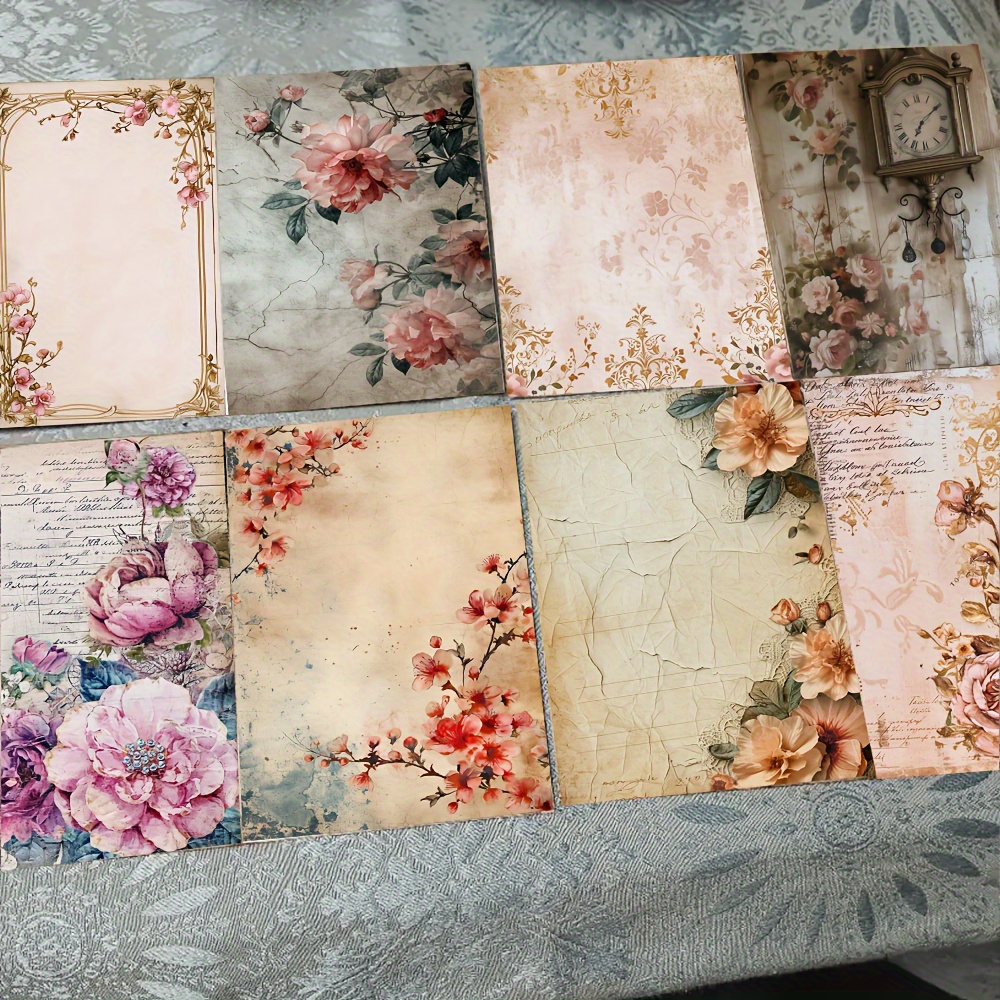 50 moerbeipapiervellen, origami-ontwerp, knutselkunst, tissuekaarten, washi- kaarten, glas, decoupage (A4/8,24 x 11,7 inch