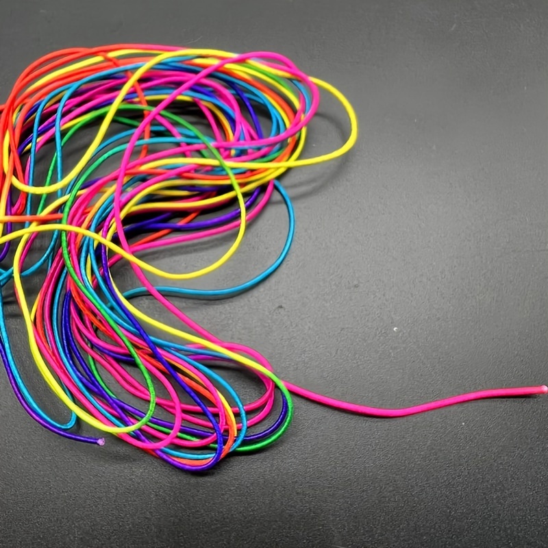 rainbow round high elastic string 5yards sewing elastic band