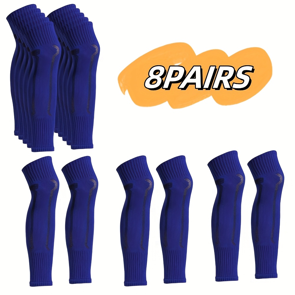 TEMU 8 Pairs Of Fitness Sports Socks, Solid Color Knitted Style, Soft And Skin-friendly, Anti-slip And Anti-odor, Suitable For Outdoor Leisure