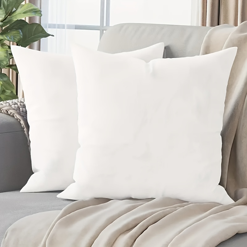 

2pcs Ultra- Pillow Covers - Refreshing Polyester, Skin-friendly, Zippered Closure - Ideal For Decor & (pillow Inserts Not Included), Decorative Pillows