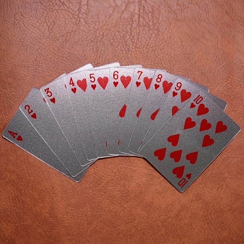 Silver Playing Cards, Thickened Hard Structure
