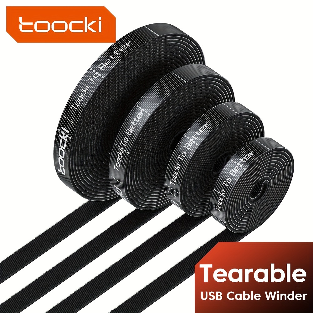 

Toocki Tearable Cable Organizer - Cord Management Winder For Electronics & Phone Accessories