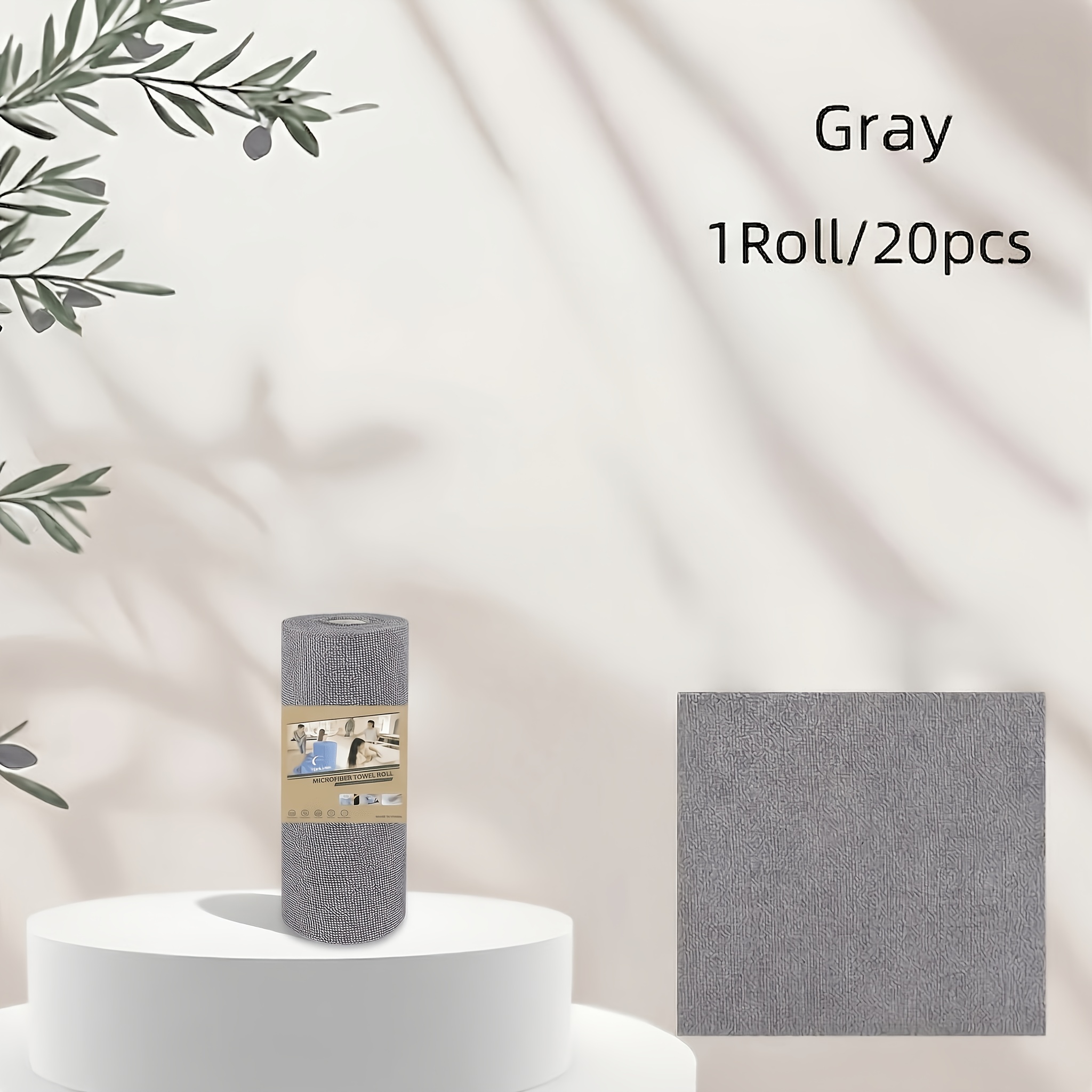 1-roll Total Length Of 4 Meters, Reusable Cleaning Wet Wipes, Home Kitchen Towel Rolls, Dishcloths, Multi-functional Substitutes, Suitable For Living Room, Bedroom And Kitchen Cleaning Supplies.