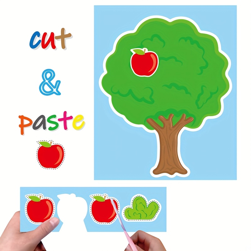 1pc Scissor Skills Activity Book - Interactive Paper Cutting Practice with Airplanes, Rainbows & Animals | DIY Art Projects, Birthday Party Favors, Shower Decorations | Educational Craft Supplies