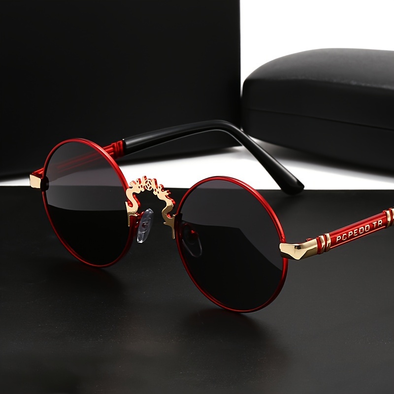 

's And Women's Glasses Round Frame Glasses Outdoor Fishing Classic Glasses