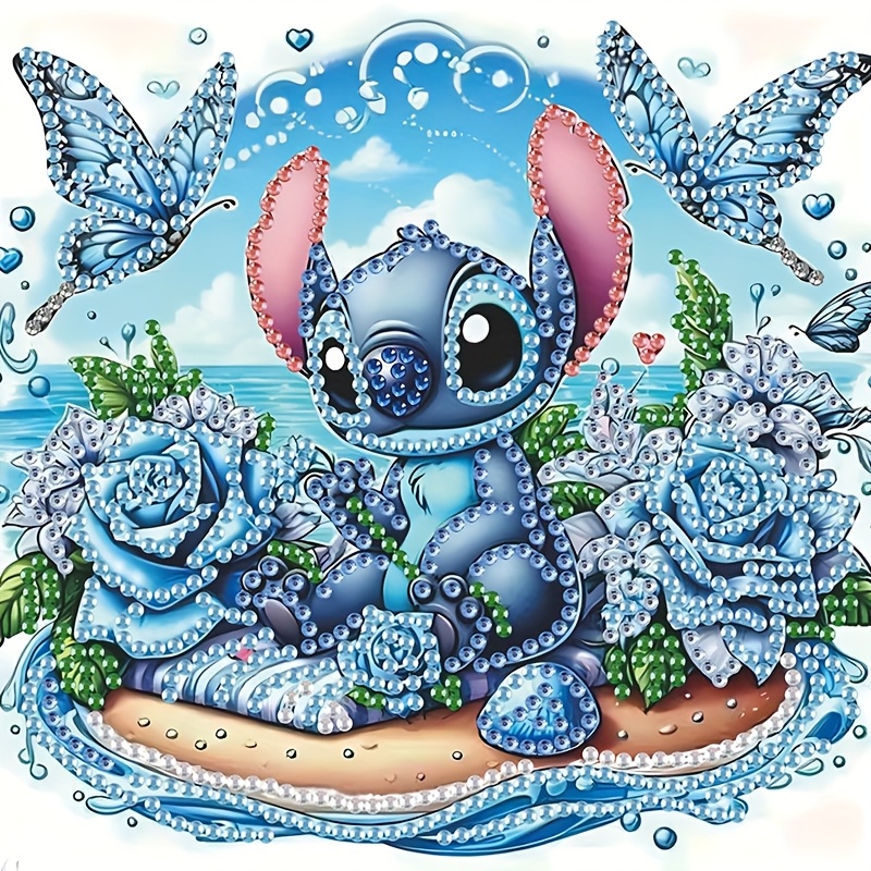 Image of Crystal Drill Special-shaped Partial Mosaic Handicraft, 5d Diy Stitch Diamond Painting Kit For Beginners, Bedroom, Office, Living Room Wall Art Decor, Halloween, Christmas Holiday Gift For
