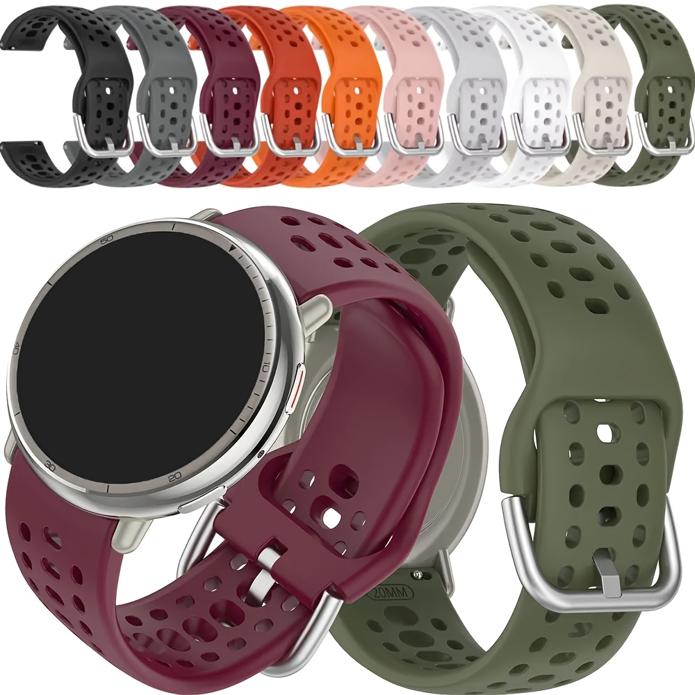Suitable for Galaxy Watch 7/FE/6/5/4/3 22Mm/20Mm Compatible Strap, Suitable for Galaxy Watch Active 2 40Mm 44Mm/Active 40Mm, Suitable for Huawei GT GT2 GT3 42 46Mm GT 2 Pro GT3 Pro 46Mm 42Mm Smartwatch Strap, Suitable for Huami Amazfit BIP 6