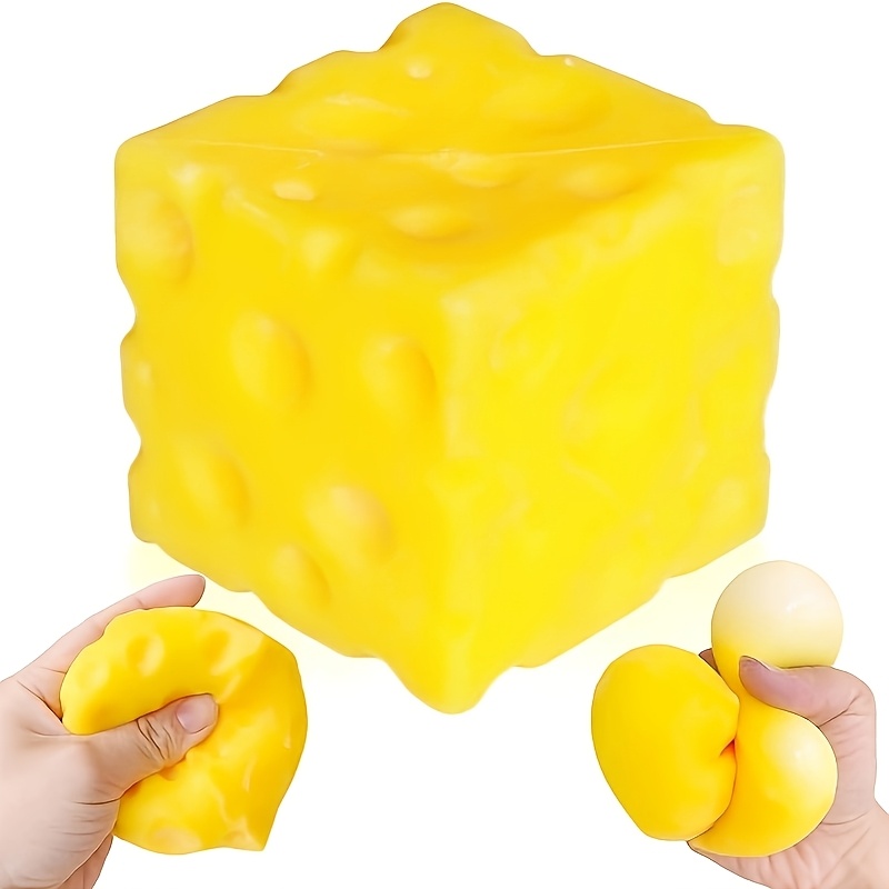 4pcs cheese shaped   toys   for birthday gifts party favor bags classroom rewards and gifts for friends as well as   parents   their children random style