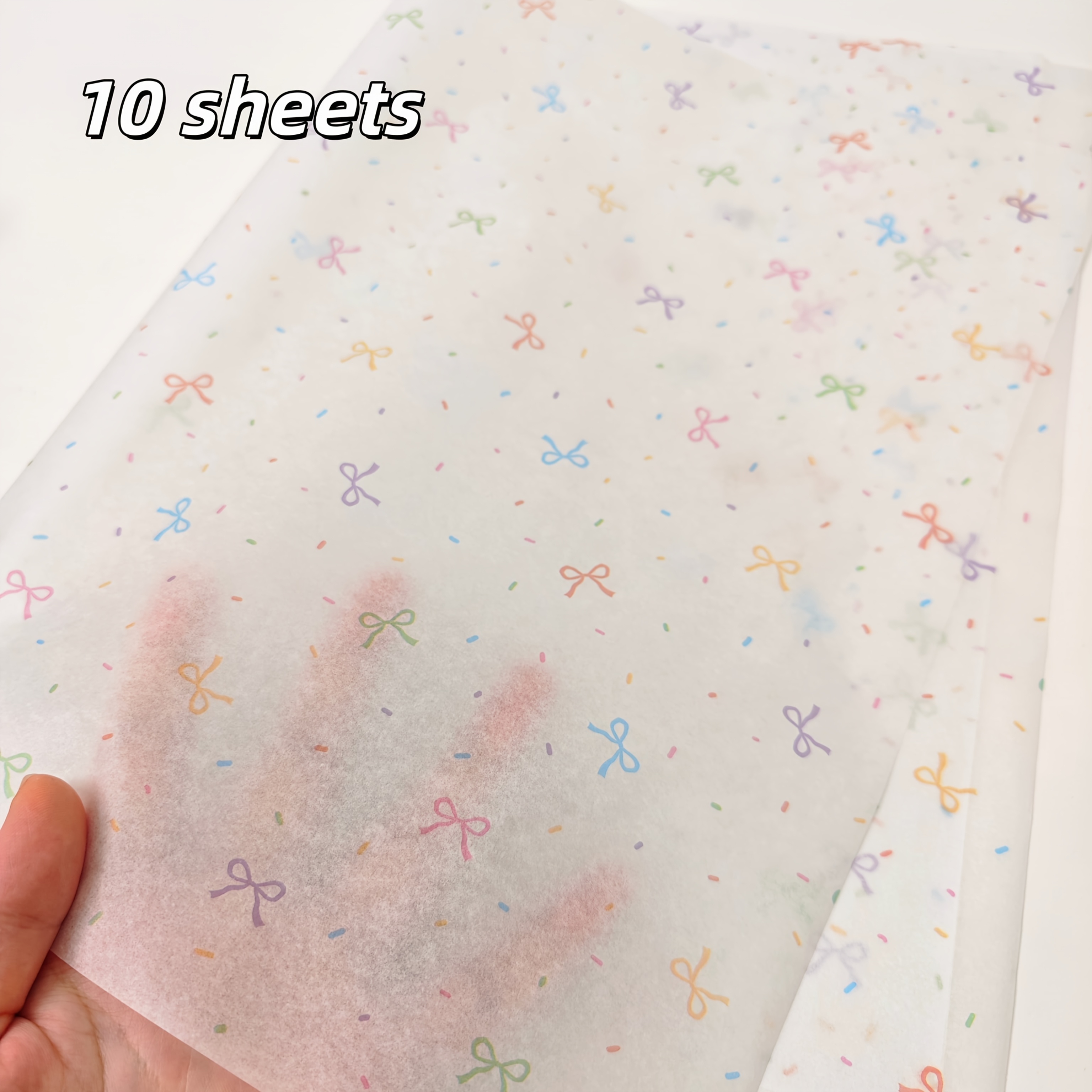 TEMU Papier fin avec un motif de nœud coloré, mesurant 50,8 cm x 35,56 cm, est idéal pour cadeau. Il est parfait pour , de Saint-Valentin,