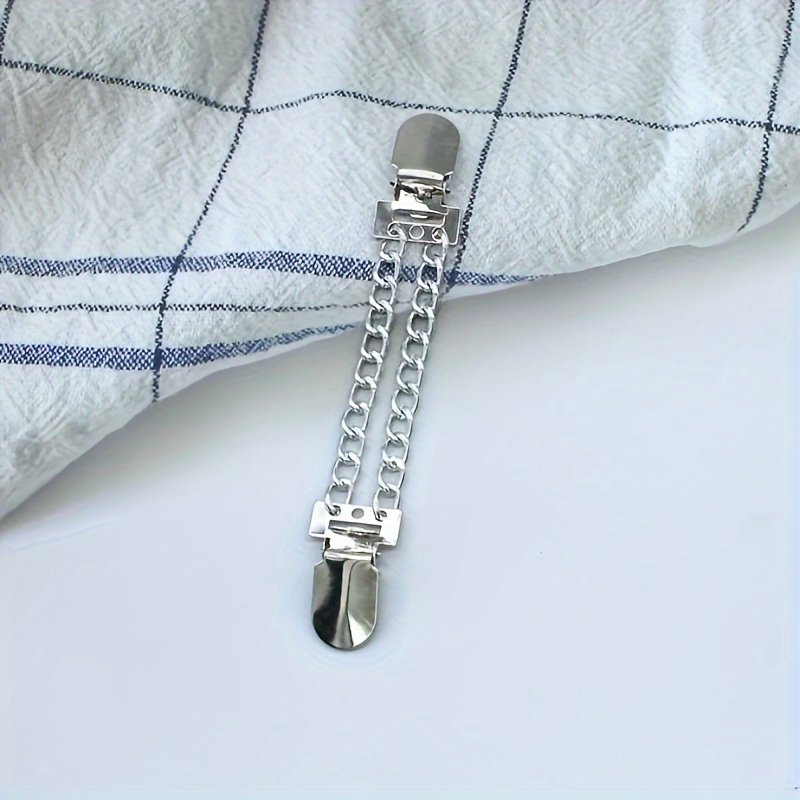 Image of Fashion Sweater Clip Metal Chain Cardigan Clip Women's Anti-exposure Shawl Dress Waist Tightening Additions