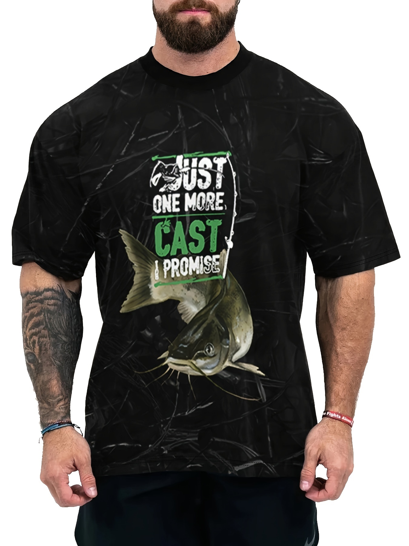 Men's Oversized Fly Fishing T-shirt