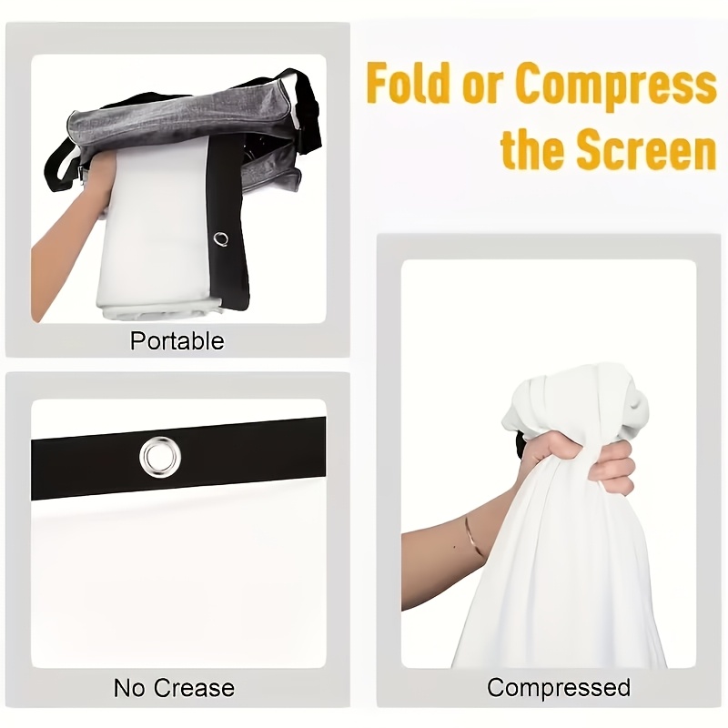 40-Inch Portable Foldable Projector Screen
