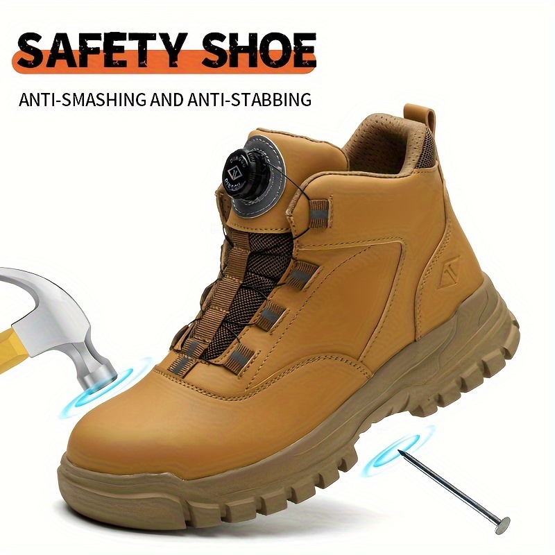 men's high shoes anti smash puncture - Temu Canada