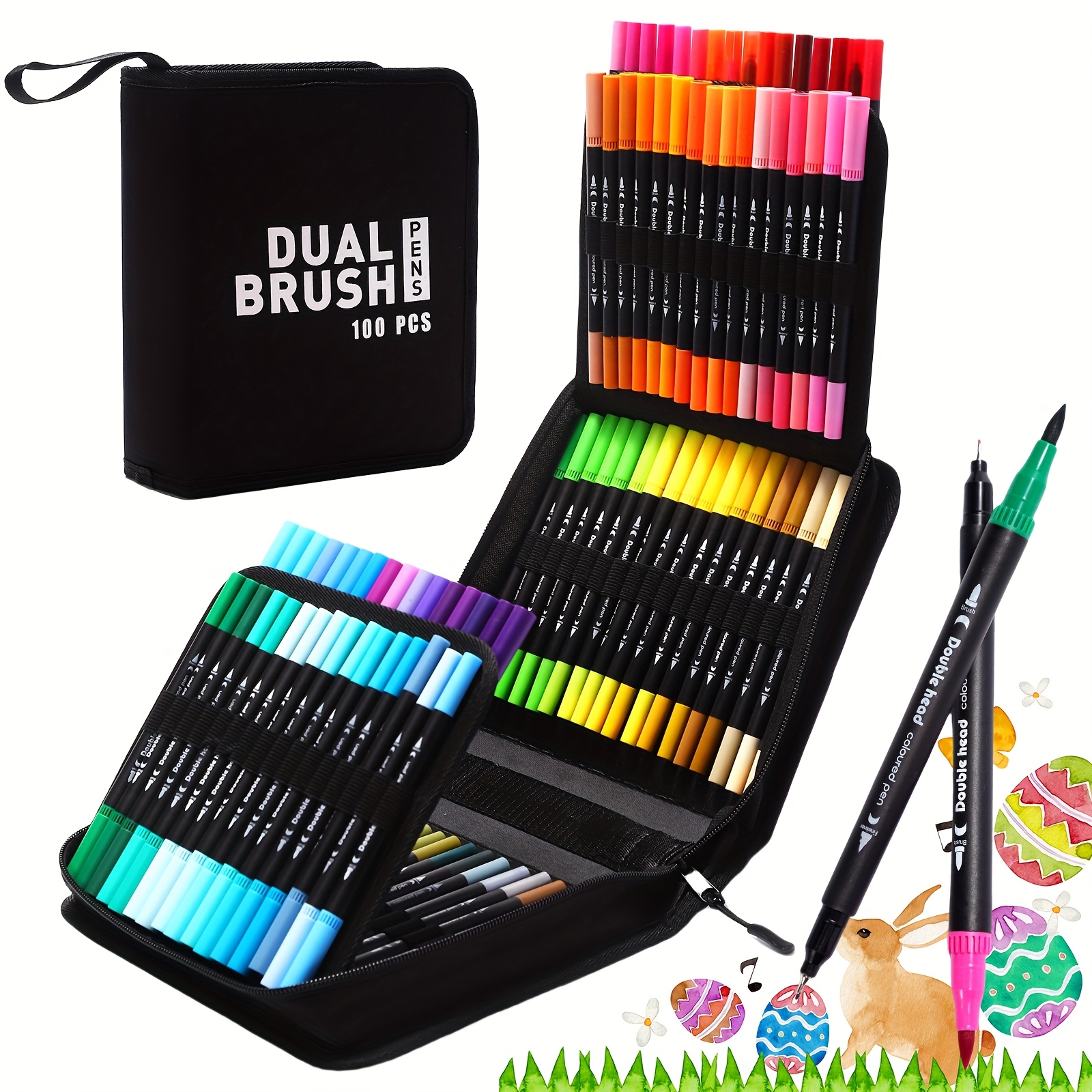 touchhero dual tip brush fineliner markers 100 120 colors Temu