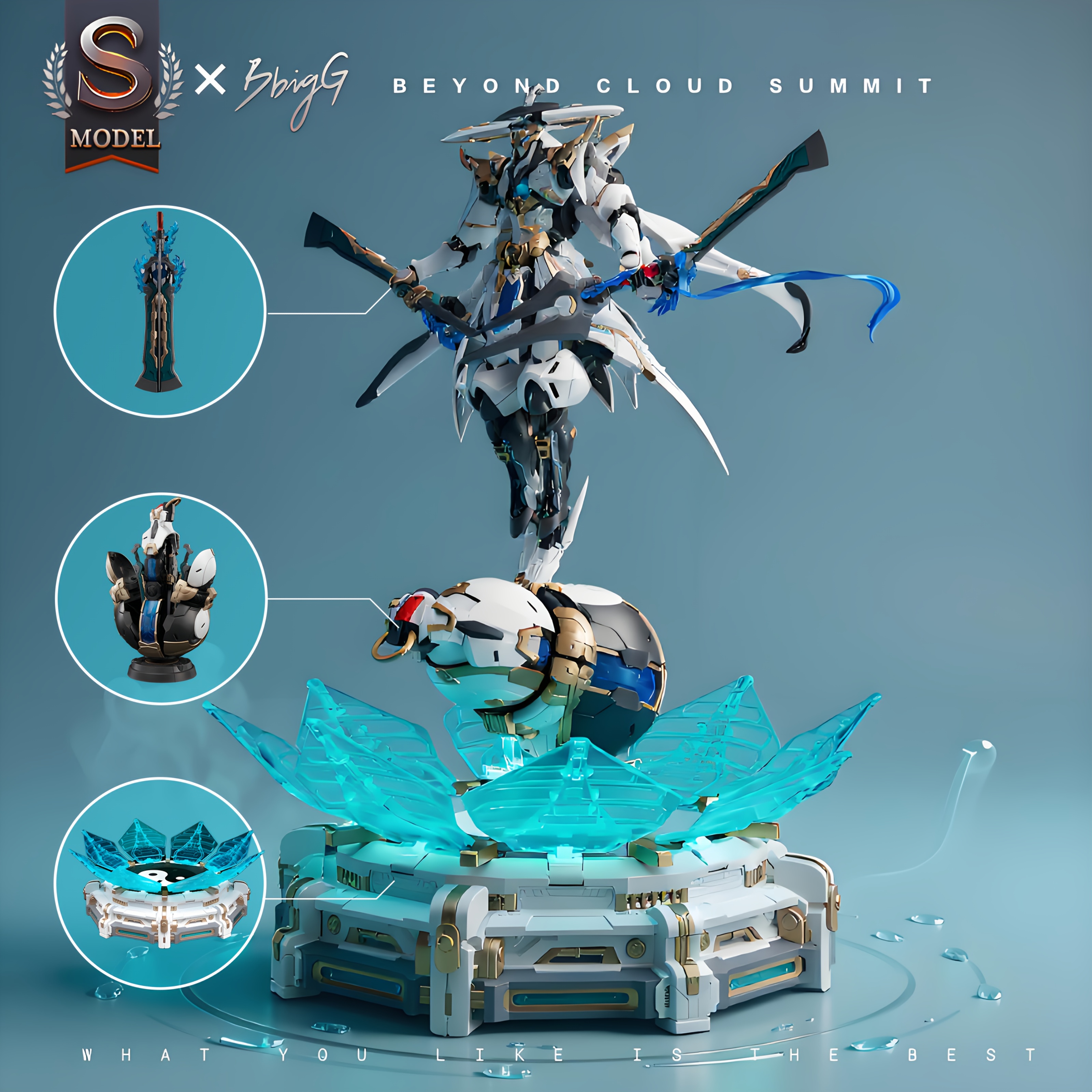 premium alloy mecha model kit 22cm 8 7in abs pmo xiaoyaozi - Temu