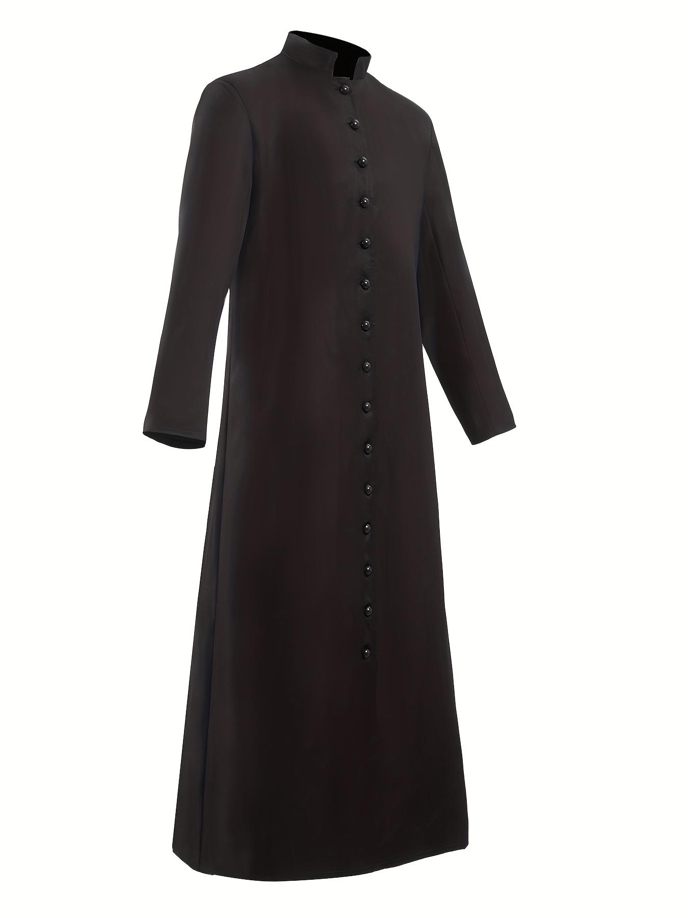 A Halloween Costume for a Church * Featuring a Long Robe with a * Collar  Designed for Male Clergy