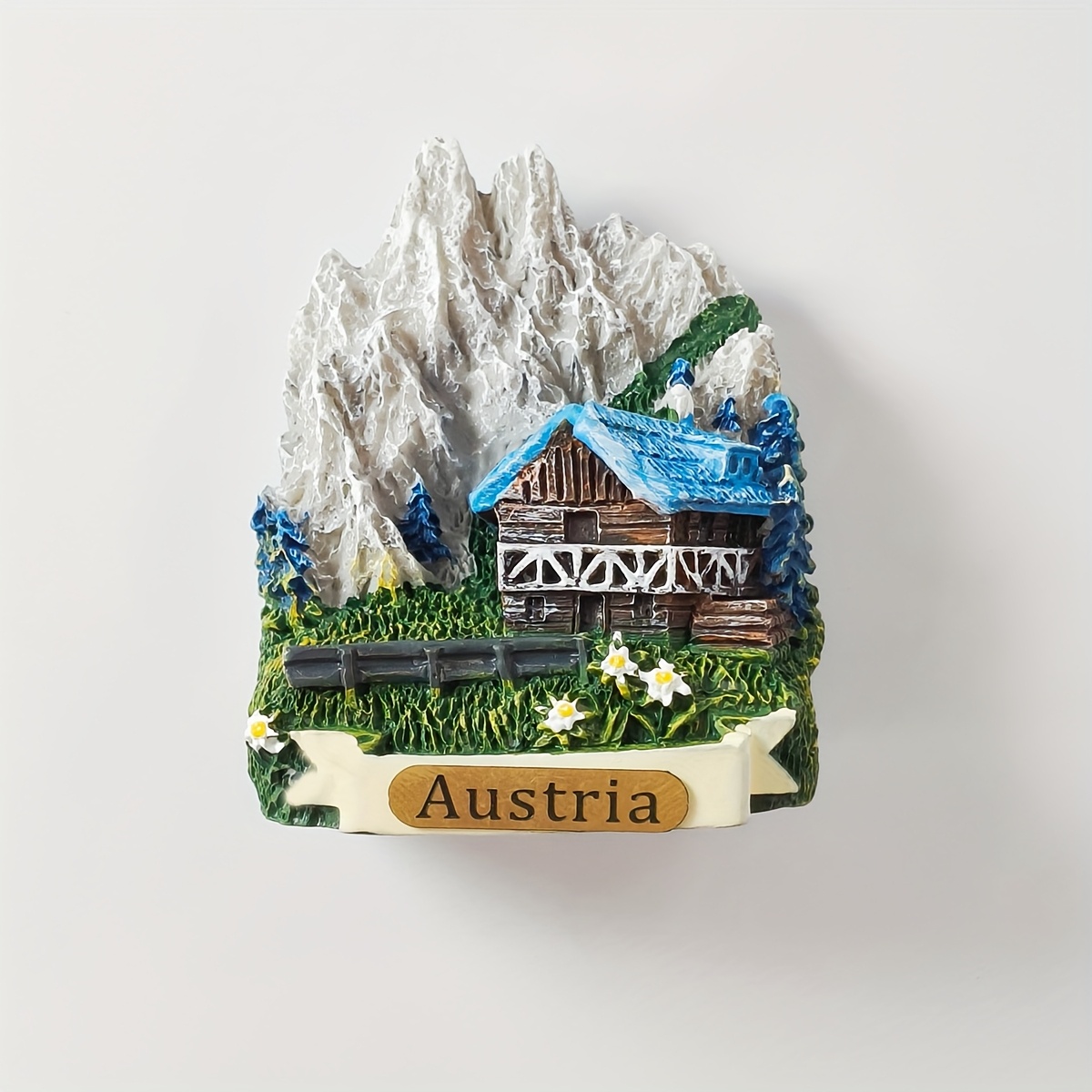 Austria, , House, Travel Memorial, Home Collection, Refrigerator Magnet