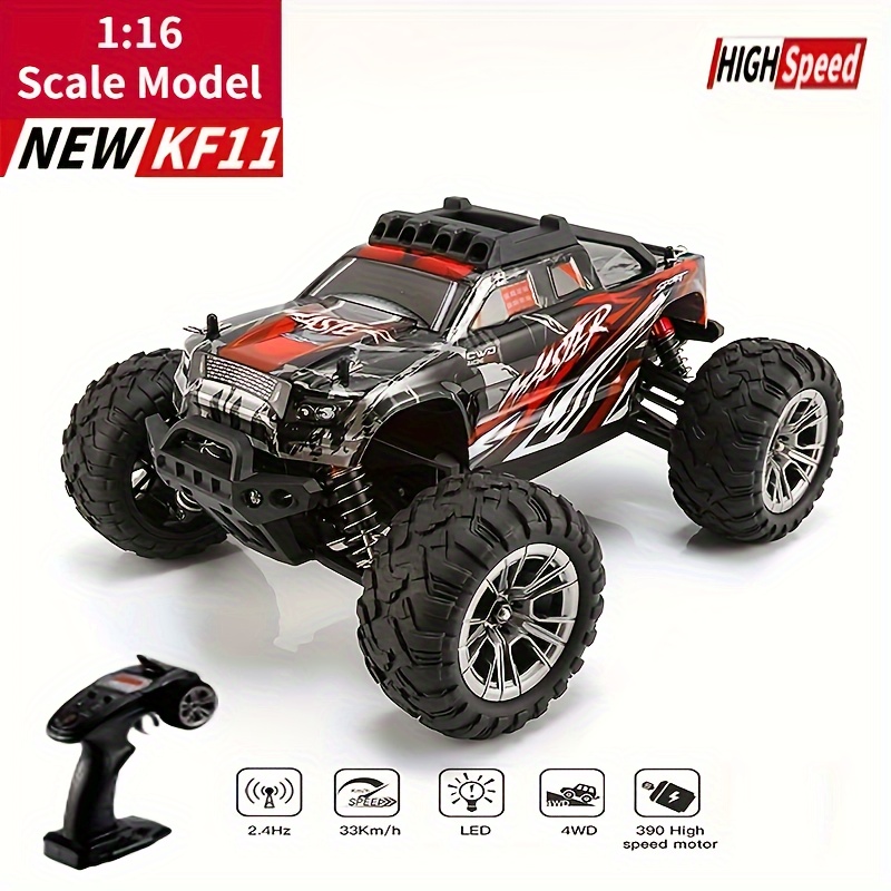

Kf11 1:16 Rc Car 4 Wheel Electric High Speed 2.4g Drift Racer Kids Toys Rc Drift Racing