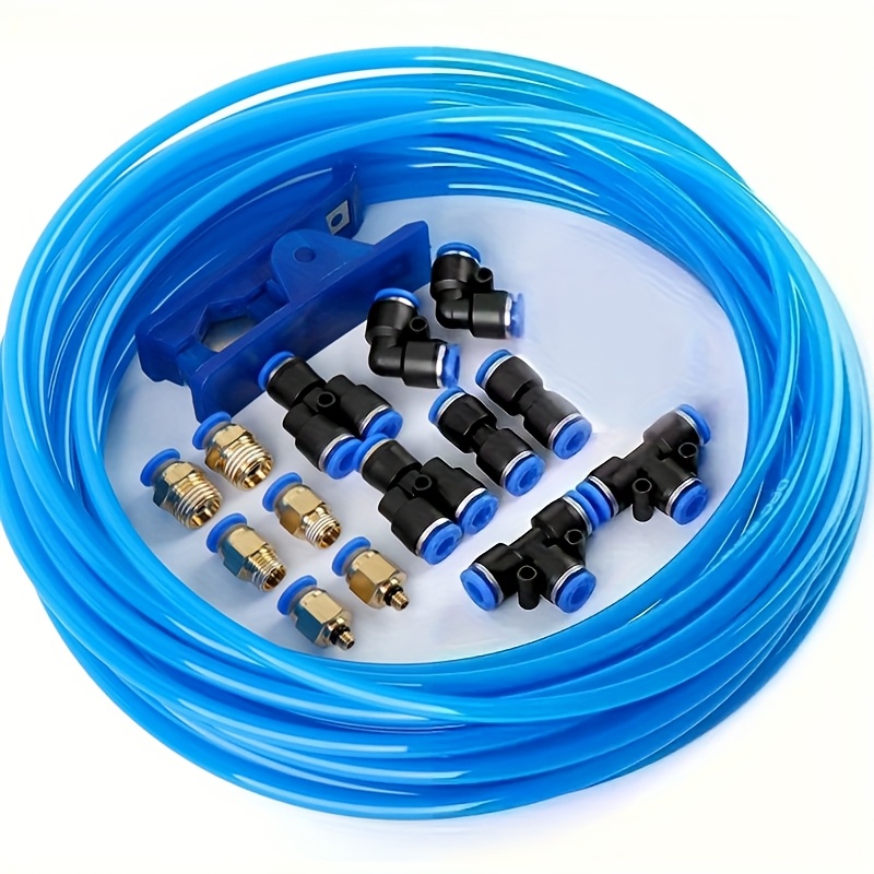 

1 Set Tubing Kit - 10m (32.8ft) Polyurethane Air Hose Universal - Adapters, Metal & Pvc , , -, No Required