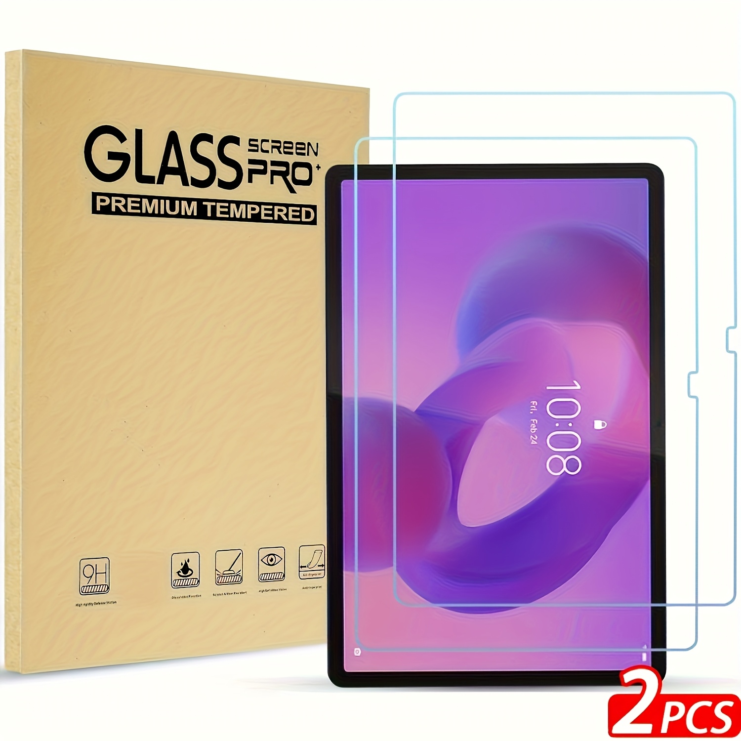 TEMU 2er-Pack passend für for Idea Tab Pro 2025/Yoga 2025/Tab P12 Hülle-kompatibler Tablet-Displayschutz, gehärtetes Glas, passend für for Tab P12