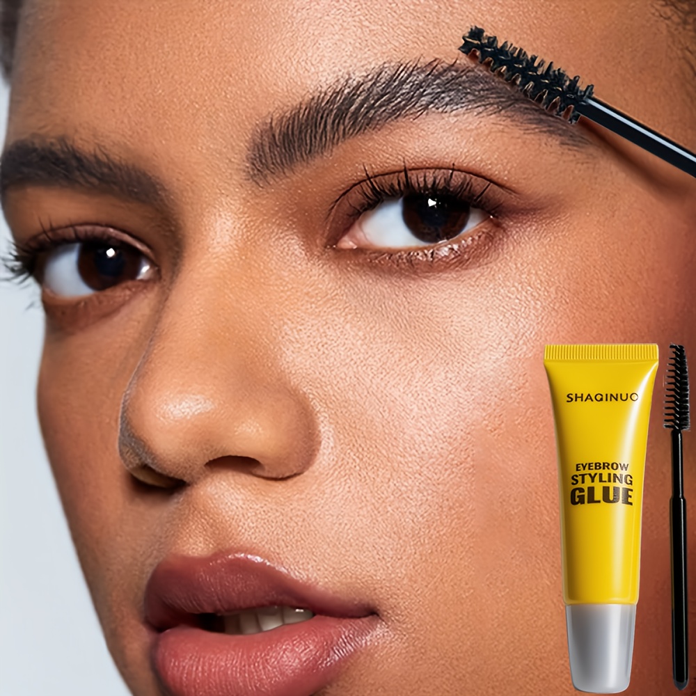 Image of 3d Sculpting And Setting Brow Gel, Long-lasting Waterproof Quick-dry Brow Gel, Natural Wild Brow Styling, With Brush Applicator, Brow Setting Gel