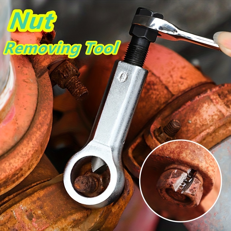 

Heavy Nut Tool, Metal Nut , Nut Remover, Damaged Nut , Tool Kit, Steel , No , No Battery