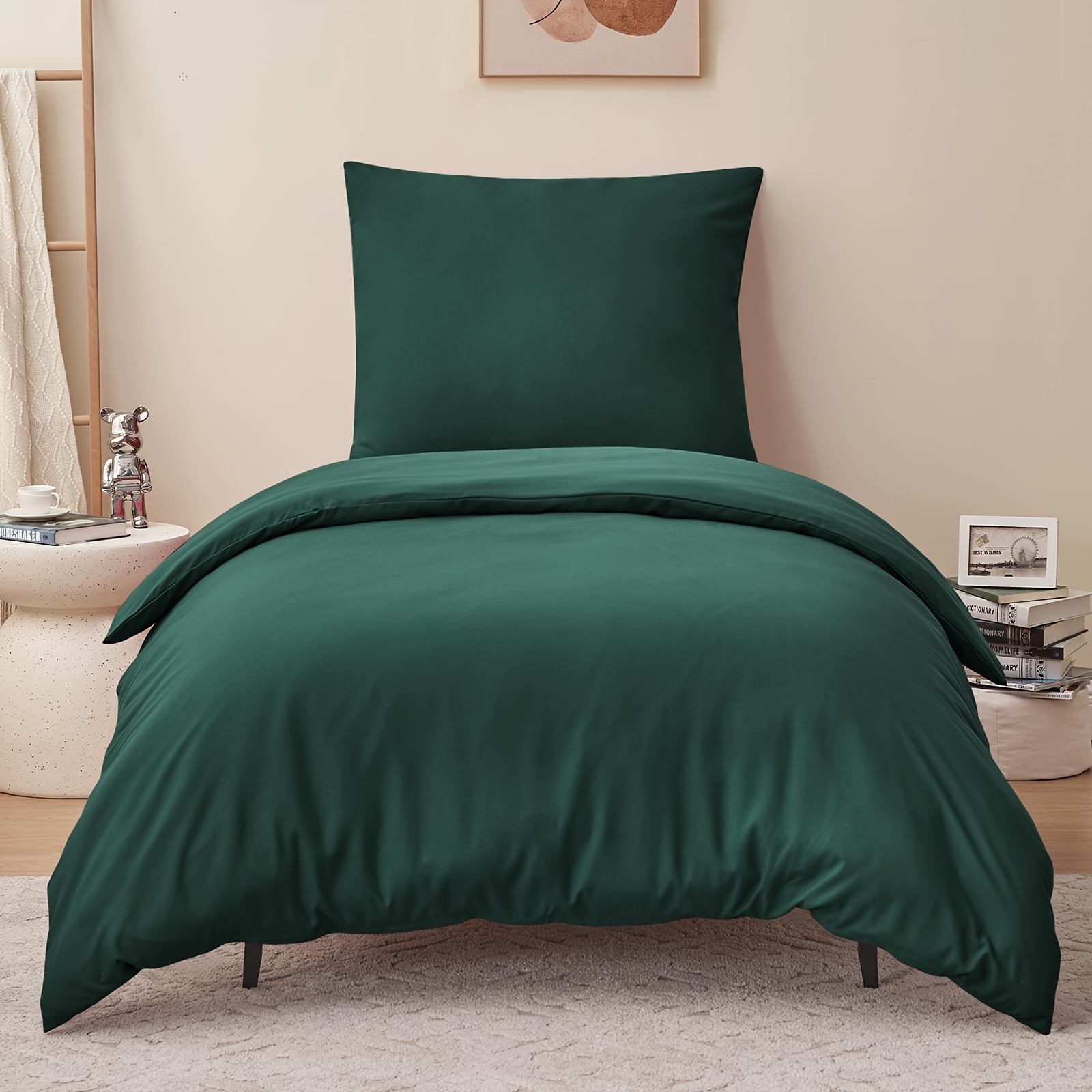 2pcs/3pcs/4pcss Bedding Set - Multiple Combinations And Sizes - 135x200 4pcss Set - 2 Duvet Covers 135x200 Cm, 2 Pillowcases 80x80 Cm, -tex With Zipper
