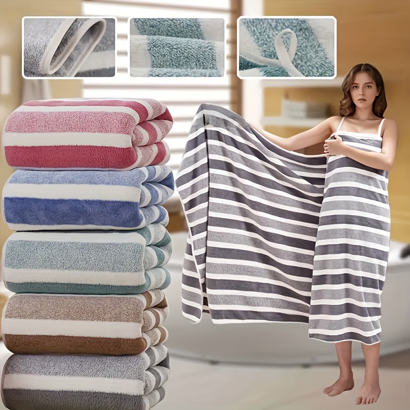 

Bath Towel Set Pack Of 1/2, (27 X 54 Inches) Microfiber Absorbent Bath Towel, Lightweight And Quick Drying Towels For Body, Sport, Yoga, Spa, Fitness