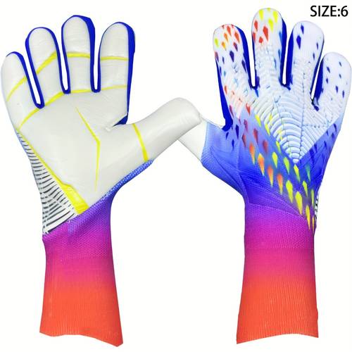 soccer goalie goalkeeper gloves for youth adult football gloves with strong grips palms
