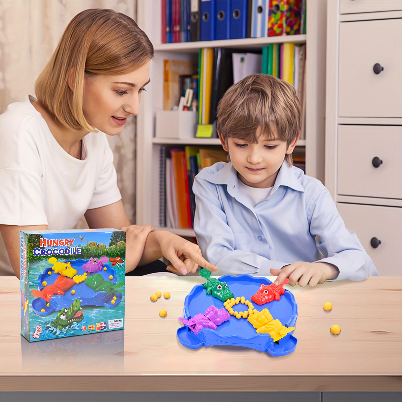 

Crocodile Board Game, Game Of Quick Pre-school Game For 3 And Up; Toys For 2 To .