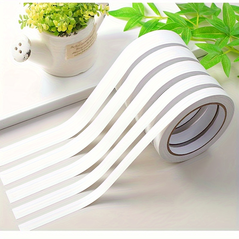 

1pc Self-adhesive Grain Trim Sticker - Thickened Pvc, Decorative Furniture & Cabinet Door Frame Repair Strip For Home Improvement