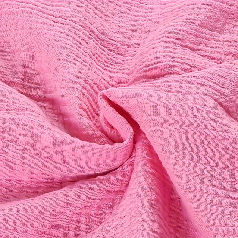 Solid Color Seersucker Cotton, Suitable For Handmade Diy Quilting, Doll Clothing, And Craft Projects. In Multiple Colors
