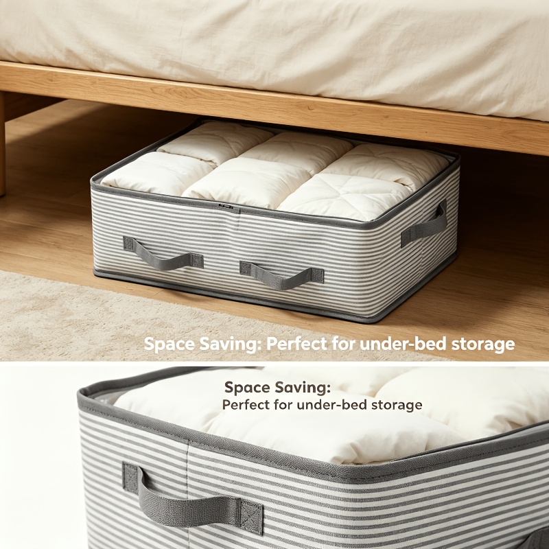 large storage organizer bag heavy duty non woven fabric with clear window multi layer clothing organizer for closet under bed   saving vertical storage for womens fashion bedroom home elegant   clothes organizer s