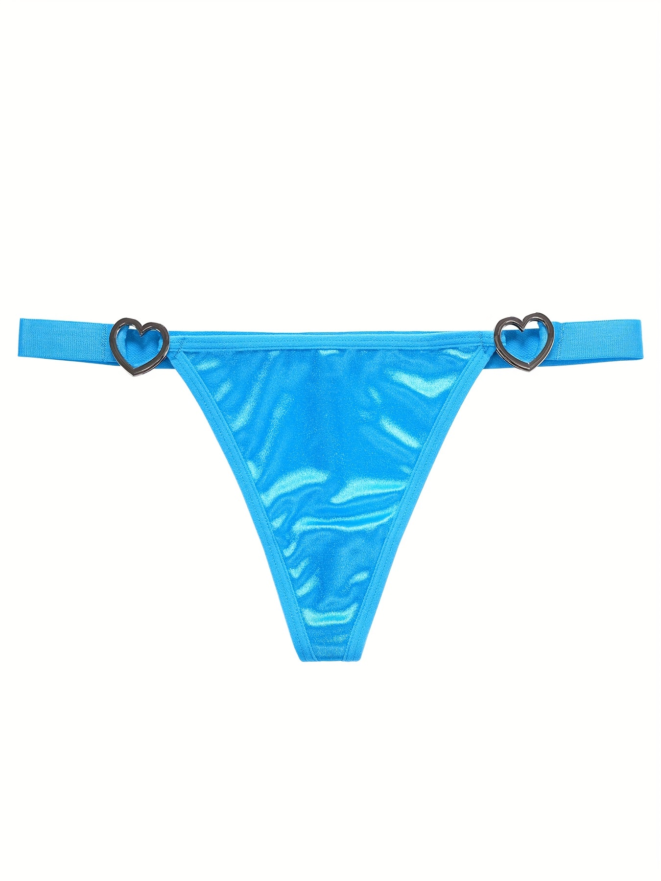 Stain Solid Thong Sexy Heart Ring Lined Seamless Intimate - Temu Morocco