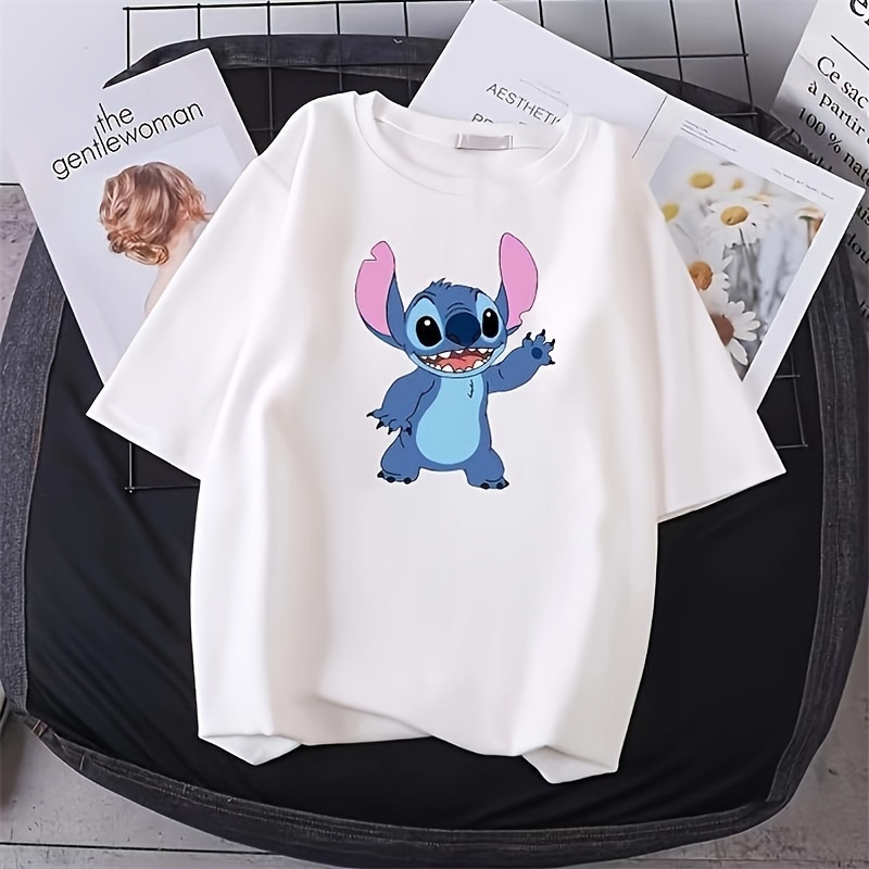 

1pc Disney Stitch Iron On Transfers Iron On Decals Patches Heat Transfer Design Stickers For Clothing T-shirt Pillow Covers Jackets Clothes Diy Decoration