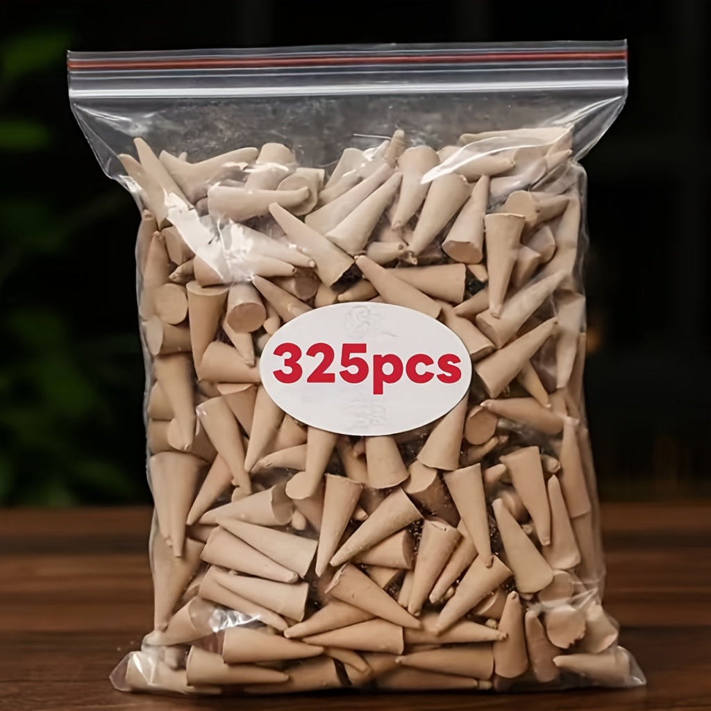 145/225/325pcs Sandalwood Incense Cones, Incense Holder, Home Decor For Kitchen, Bedroom, Study, Yoga, Supplies For Incense Holder/incense Stand/incense Tray/backflow Incense Waterfall