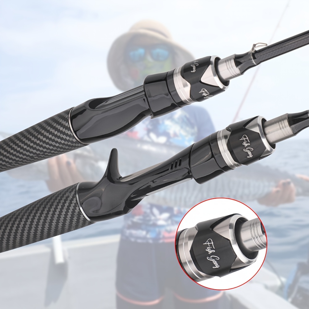 carbon fiber fishing pole tube Fiblink Surf Spinning/Casting Rod 2-Piece Travel – fiblink Matt Gunsmoke Carbon Fiber Tube 23cm Grip