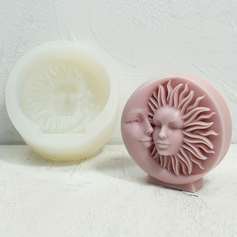 

Moon And Sun Goddess Silicone Mold For Candle Making - Artistic And Irregular Shape