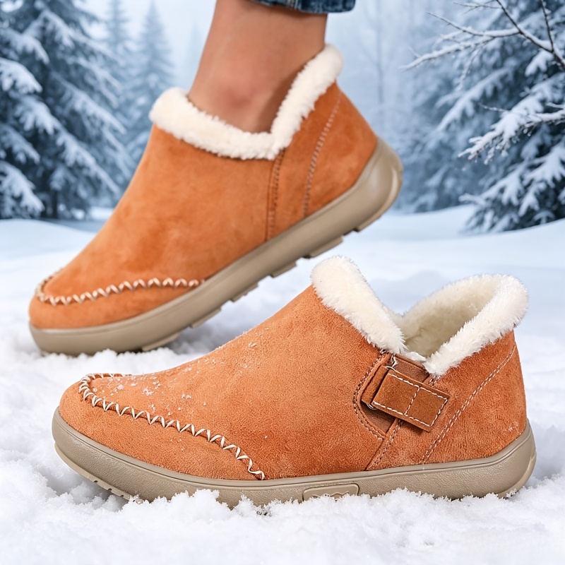Women's Plus Size Wide Toe Box Ankle Boots for Comfort