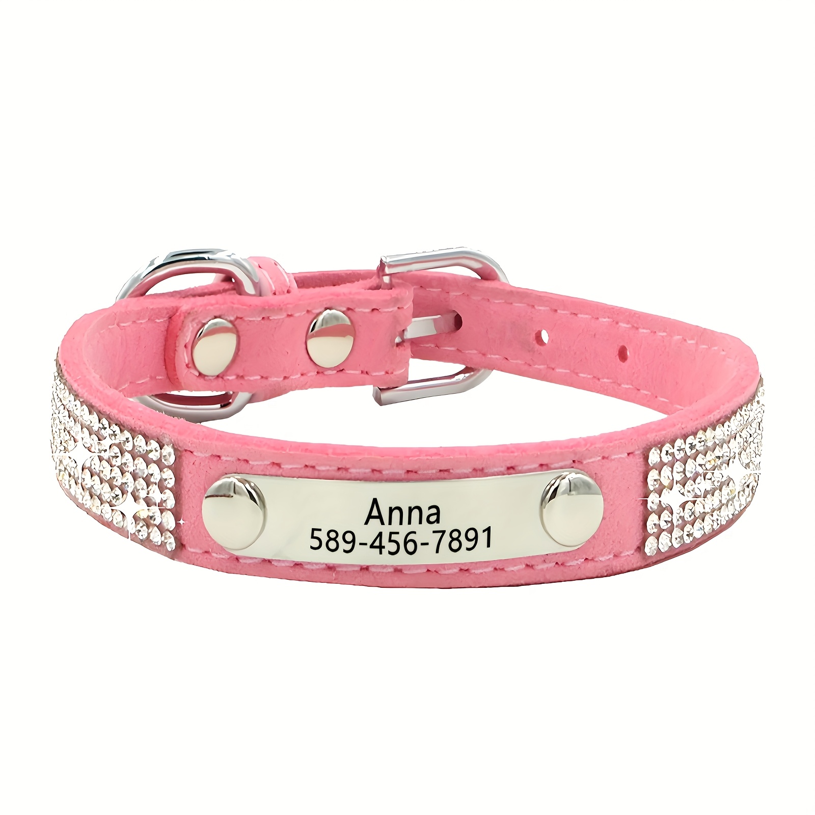 TEMU Customized Dog Collar For Large, Medium, Small Dogs And Cat, Puppy Collar For Small Dogs - Dog Collar - Dog Collars For Medium Dog