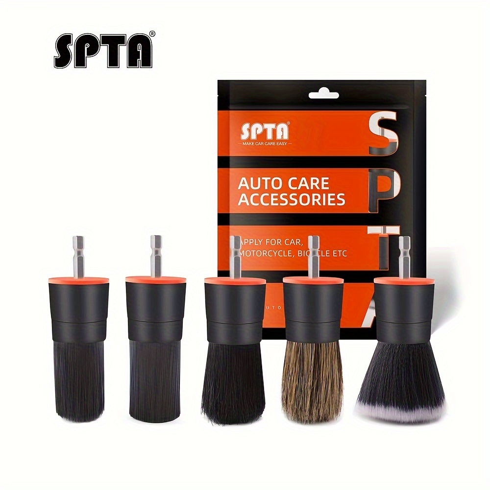 

Drill Brush Attachment, 5 Pcs Mixed Hair Drill Brush Head Set, Auto Detail , Replacement Car Detail Brush For Cleaning Interior Or Exterior, Used On Electric Drill, Electric Driver