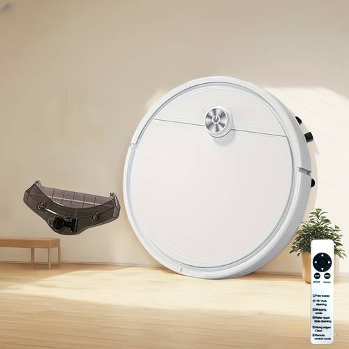 item picture robot vacuum cleaner robot vacuum cleaner sweeper strong suction automatic cleaning large capacity removable water tank anti drop six cleaning usb fast charging ultra thin body excluding adapter and plug