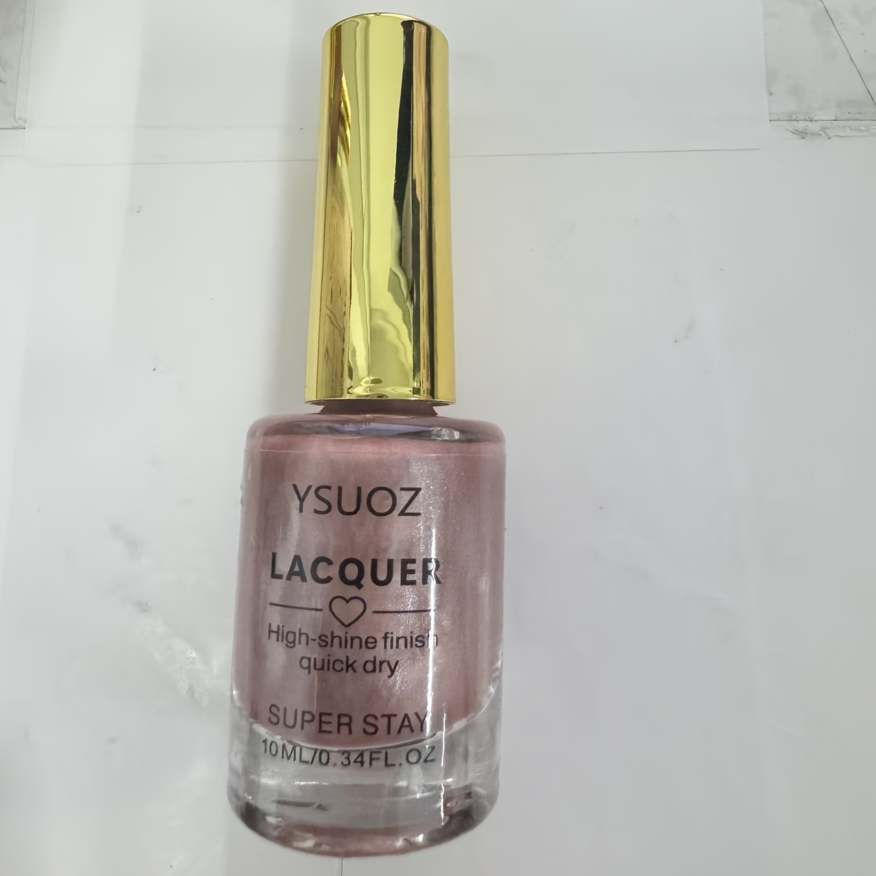 Rose Nail Polish | Quick-dry No Alcohol Formula, Mirror, Liquid For Parties, Weddings, Daily Wear - Professional & Diy Manicure/pedicure