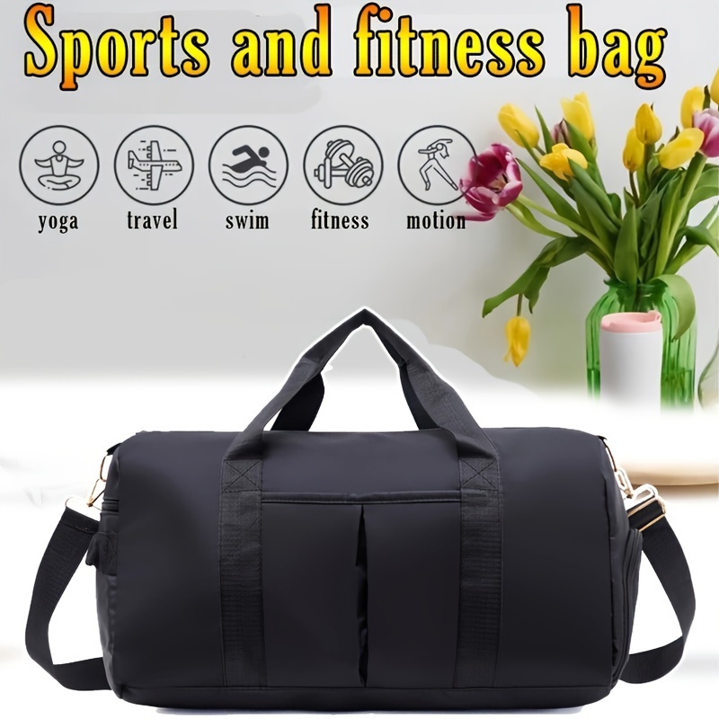 

1pc Multifunctional Lightweight Travel Bag, Large Capacity Duffel Bag, Gym Bag Yoga Bag, Sports Bag Storage Bag