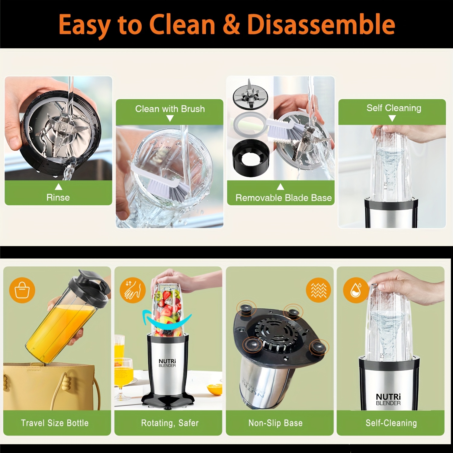 Smoothie Blender, Milkshake and Smoothie Mixer, 15-Piece Kitchen... product image 5